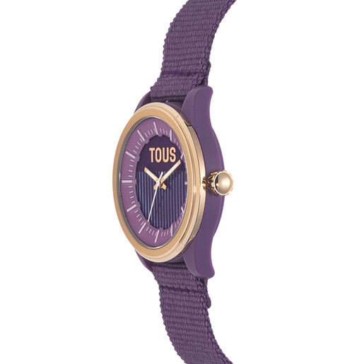 Purple solar-powered Analogue watch Vibrant Sun | TOUS