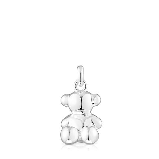 Pendentif ourson Bold Bear moyen en argent