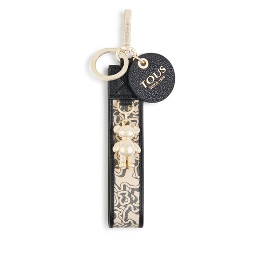 Beige TOUS Kaos Mini Ribbon Key ring