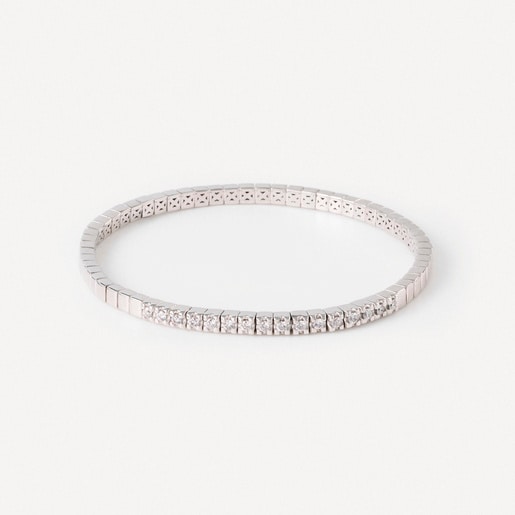 White gold Elastic bracelet with diamonds TOUS ATELIER