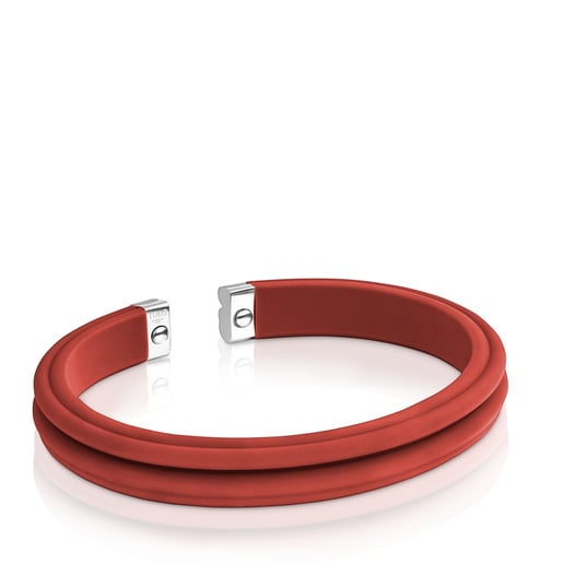 Red steel Bangle TOUS Man