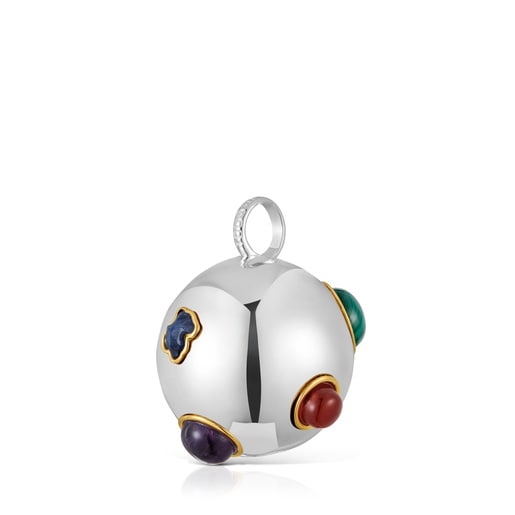 Two-tone Pendant with gemstones TOUS Warm