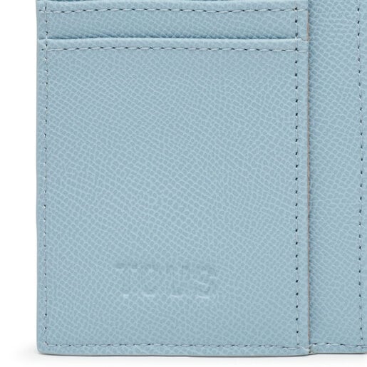 Πορτοφόλι για κάρτες TOUS Halfmoon σε μπλε χρώμα