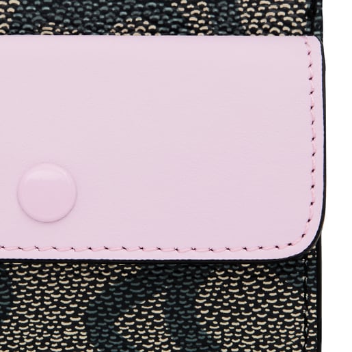 حامل بطاقات Kaos Legacy باللونين الأسود والموف