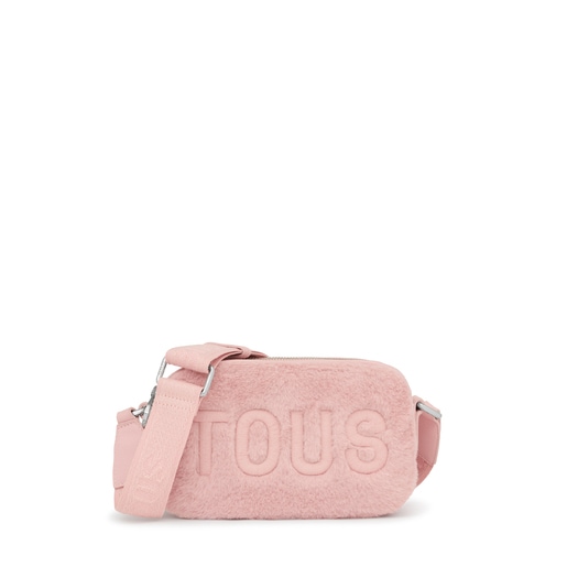 Sac à bandoulière reporter TOUS Cloud Warm rose