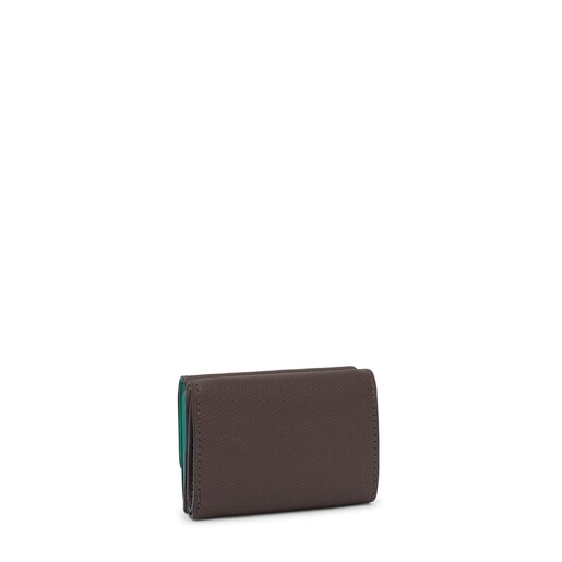 Porte-monnaie Flap TOUS Funny petit marron