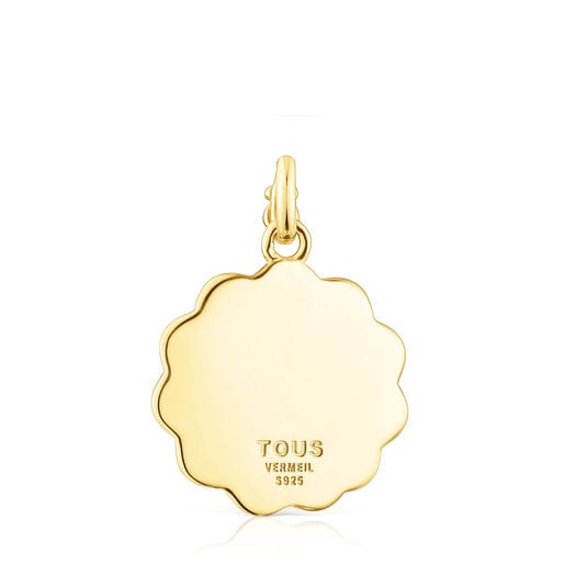 Silver vermeil floral Medallion Efecttous | TOUS