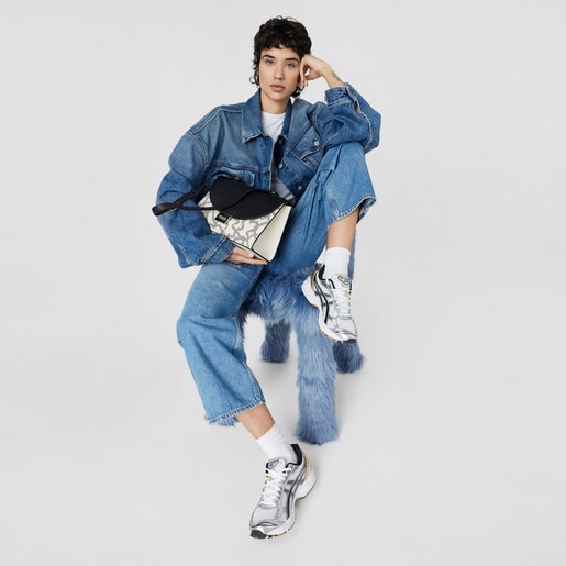 Medium beige Kaos Pix City bag