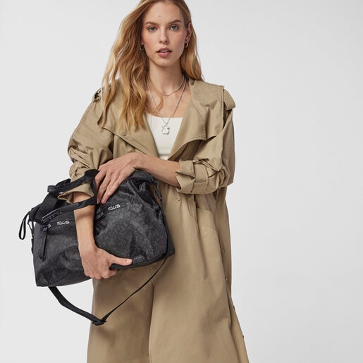 Чернo-серая спортивная сумка Kaos Mini Sport