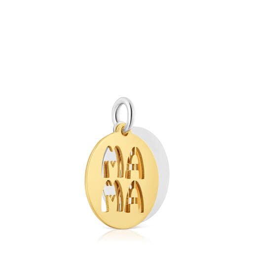 قلادة ميدالية بدرجتَي لون من تشكيلة TOUS Mama