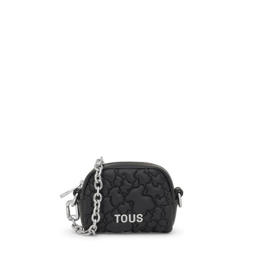 Porte-monnaie noir TOUS Puffy Bear