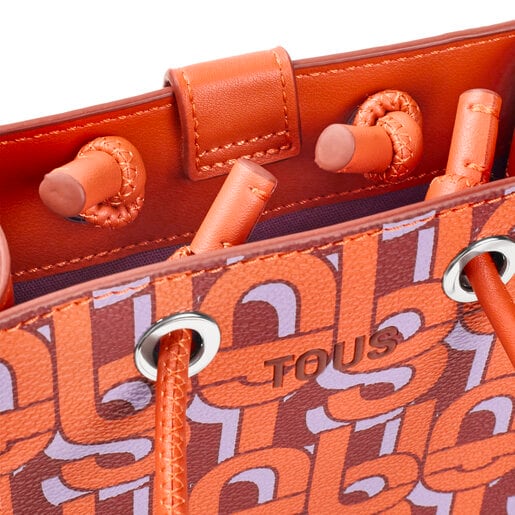 Μίνι τσάντα TOUS MANIFESTO σε πορτοκαλί χρώμα