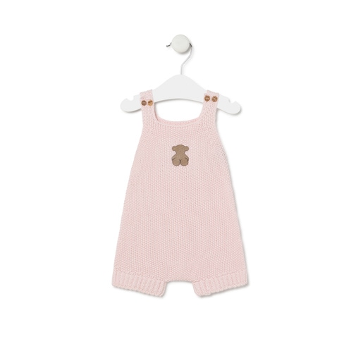 Baby romper in Pink Knitting