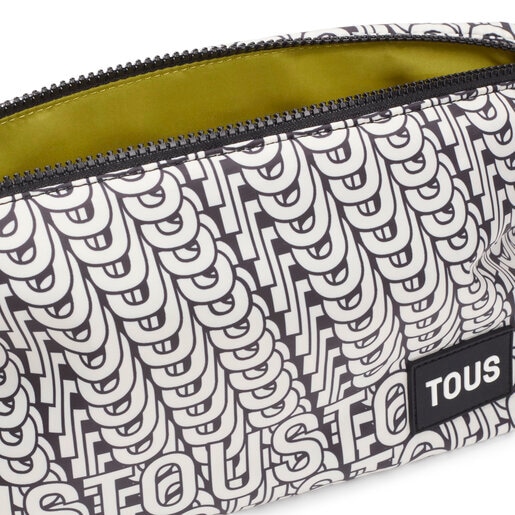 Trousse de toilette blanche et noire TOUS Cloud Soft