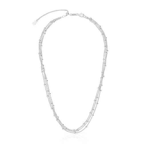 Short silver triple Necklace TOUS Basics | TOUS