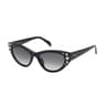 Lunettes de soleil Square Bear noires avec brillants