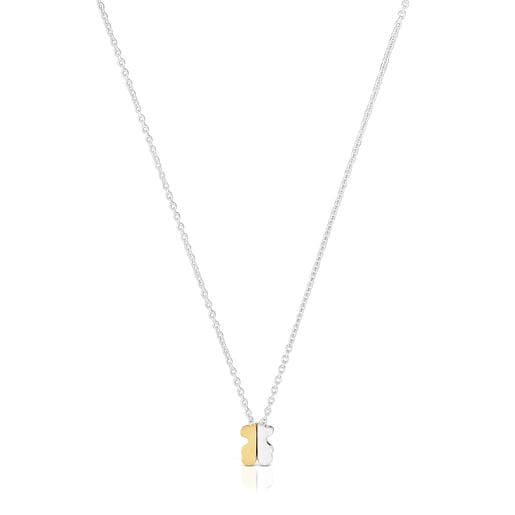 Collar bicolor y motivo oso 8 mm TOUS 1950