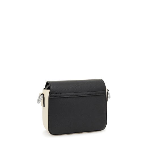 Small black and beige Crossbody bag TOUS Amanda