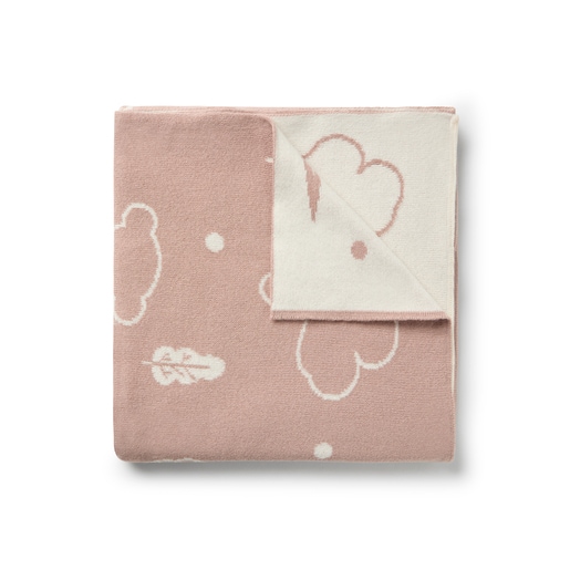 Reversible baby blanket in Nilo bears pink