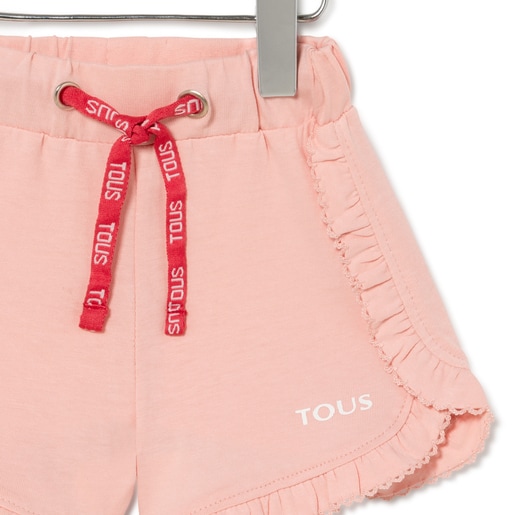 Short esportiu nena Casual Rosa