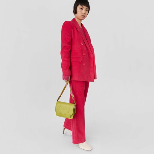 ライムグリーンのスモール・クロスボディバッグ TOUS La Rue Audree