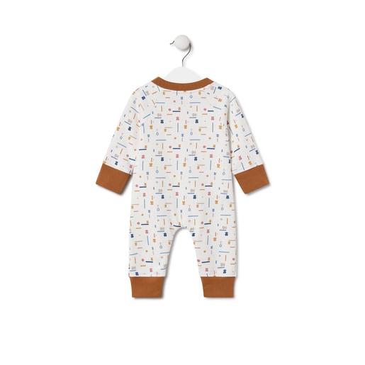 Baby playsuit in Geome unique