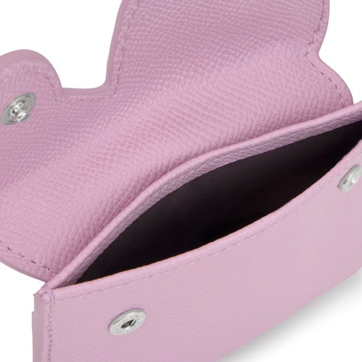 حامل بطاقات وكيس نقود باللون الموف من التشكيلة TOUS Bear