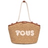 Brown and beige TOUS Craft Tote bag