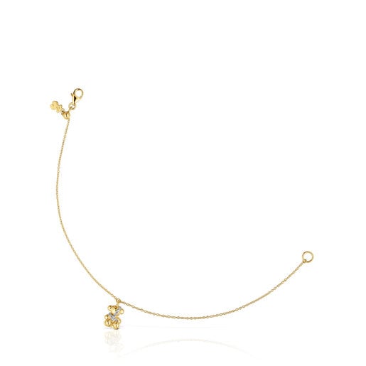 Gold and diamonds Chain bracelet Lligat | TOUS
