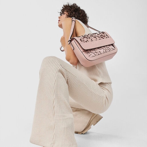 Розовая сумка-кроссбоди Amaya Kaos Shock