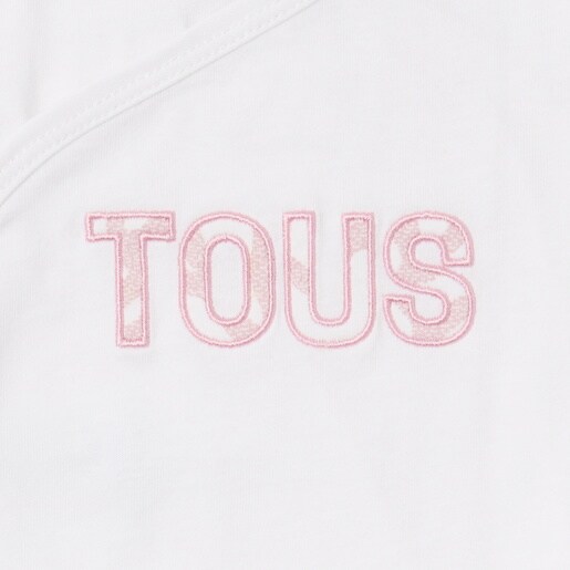 Pack de bodys de bebé cruzados Kaos rosa