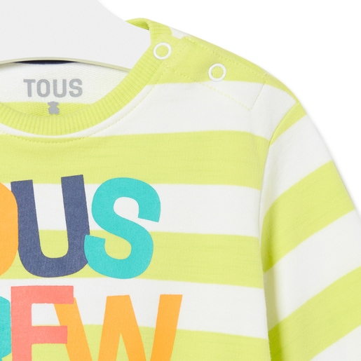 Striped "TOUS crew" sweatshirt in Casual one colour
