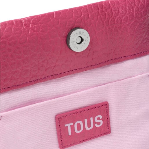 Sac à bandoulière fuchsia moyen TOUS MANIFESTO New