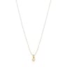 Collier Magic Nature avec pierre de lune et cordon beige