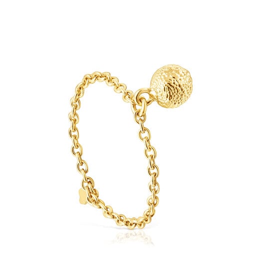 Gold Chain ring Sylvan | TOUS