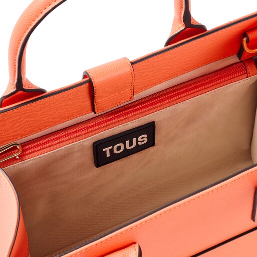 תיק נשיאה TOUS La Rue Amaya בינוני בצבע כתום