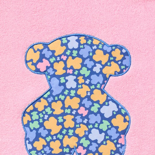 Toalla de playa niña Retro rosa