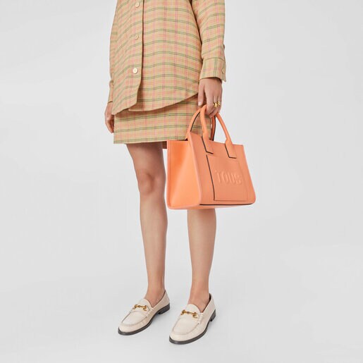 תיק נשיאה TOUS La Rue Amaya בינוני בצבע כתום