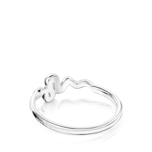 Anillo serpiente de plata Fragile Nature