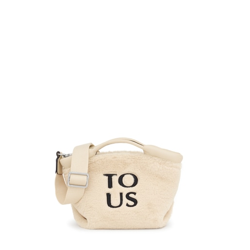 Small beige TOUS Balloon Wild Tote bag | TOUS