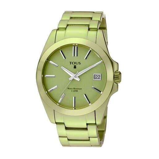 Lime anodized Aluminum Drive Watch
