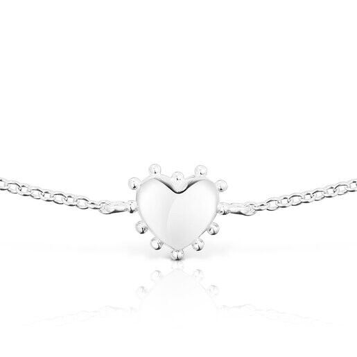 Silver heart Bracelet San Valentín TOUS