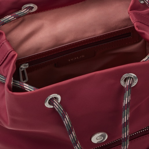 Маленький бордовый рюкзак Empire Soft Chain