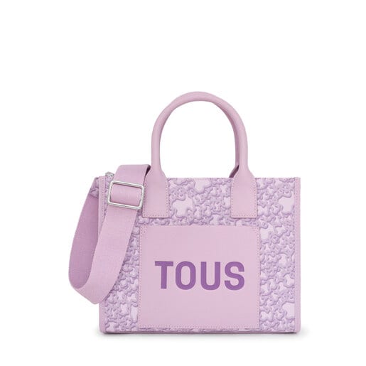Średnia fiołkowo-różowa torba na zakupy Kaos Mini Evolution Amaya