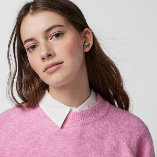 Серебряная каффа Nocturne с жемчугом