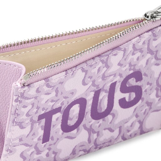 TOUS Mauve Kaos Mini Evolution Change purse-cardholder | Westland Mall