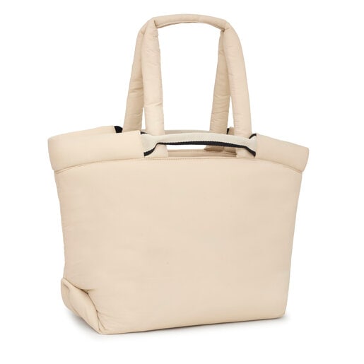 תיק סל TOUS Balloon Soft גדול בצבע בז'