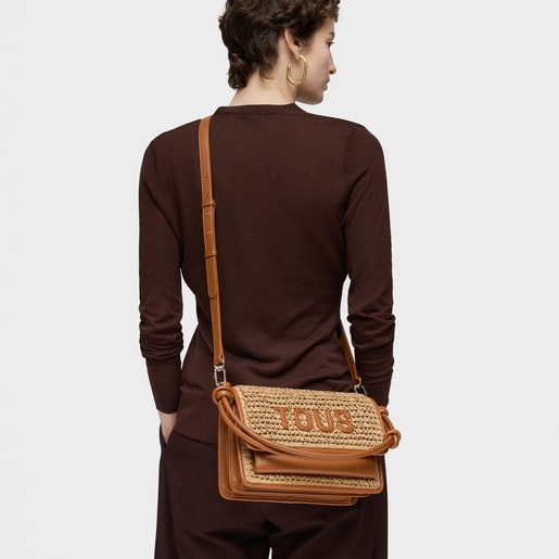Medium Crossbody bag Audree Rafia