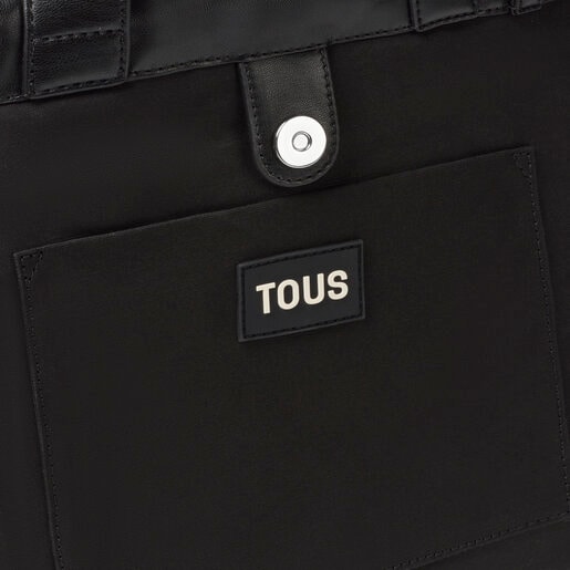 Μεσαίου μεγέθους τσάντα ώμου TOUS Bold σε μαύρο χρώμα
