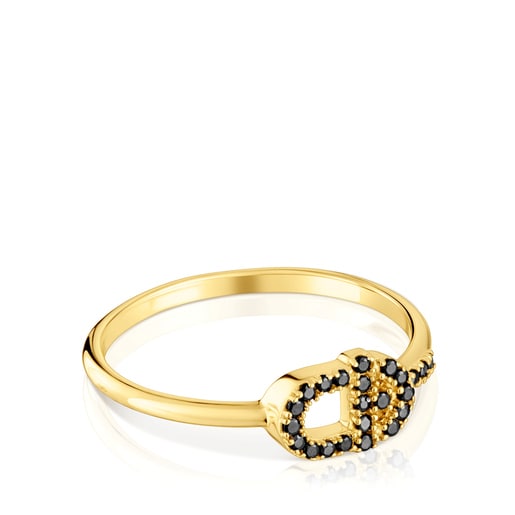 Μικρό δαχτυλίδι TOUS MANIFESTO από χρυσό με σπινέλιους